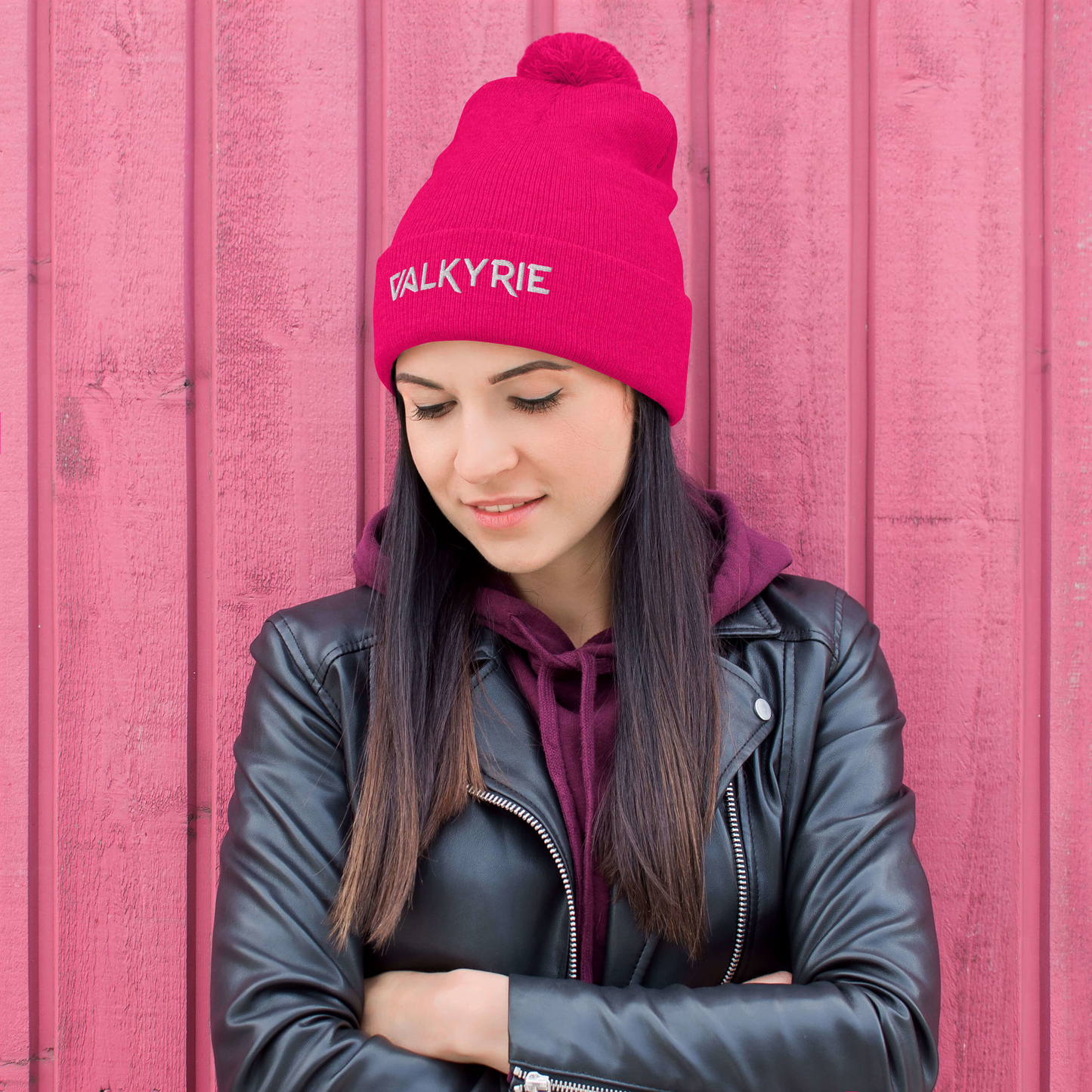 Valkyrie Nordic Pom Beanie