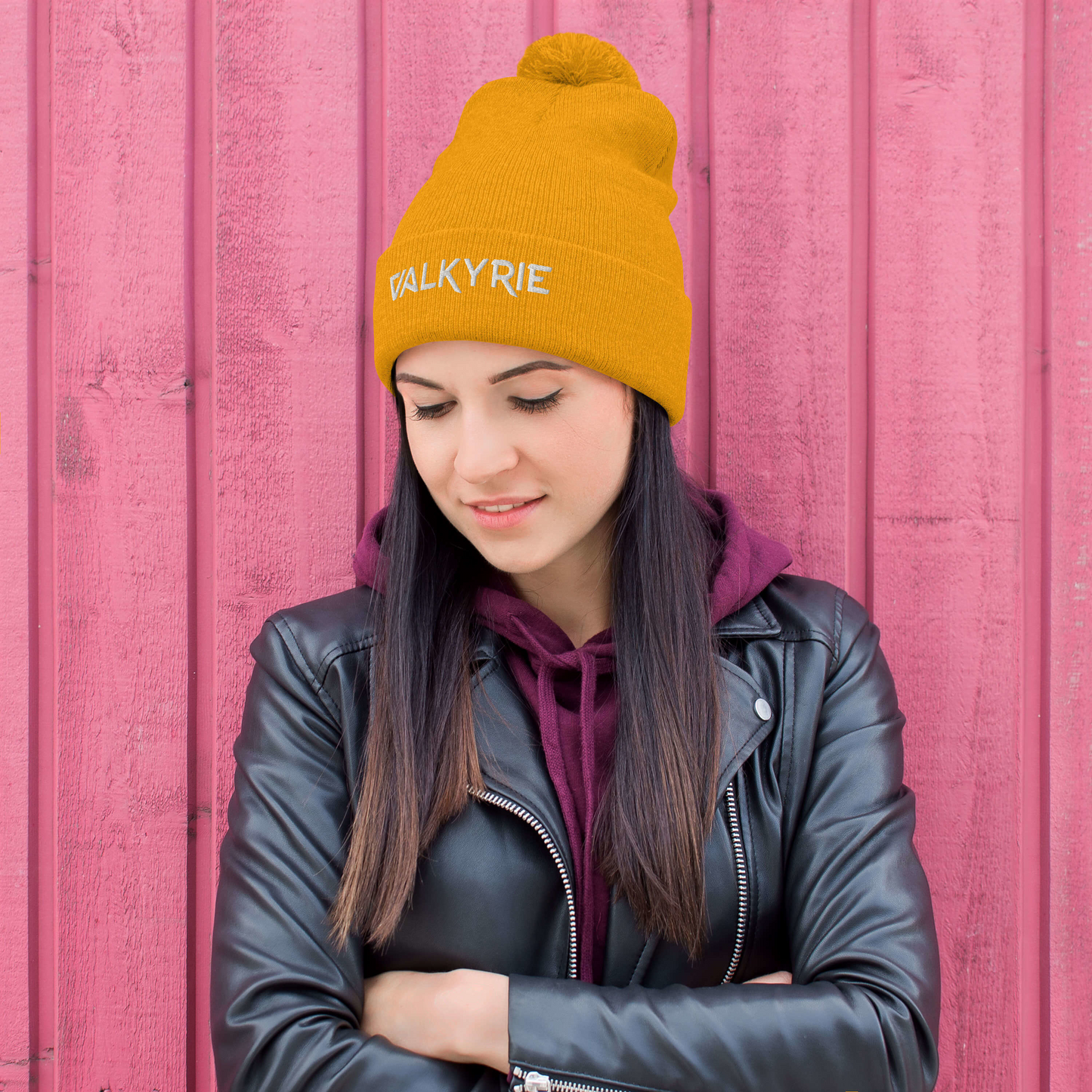 Valkyrie Nordic Pom Beanie