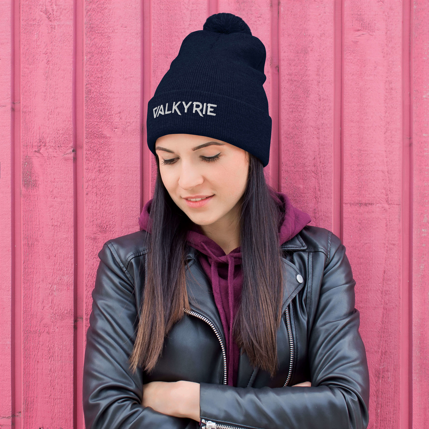 Valkyrie Nordic Pom Beanie