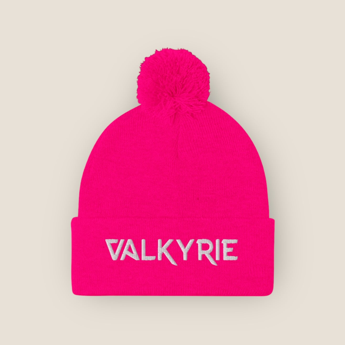 Valkyrie Nordic Pom Beanie