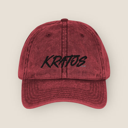 Kratos Vintage Cotton Twill Hat